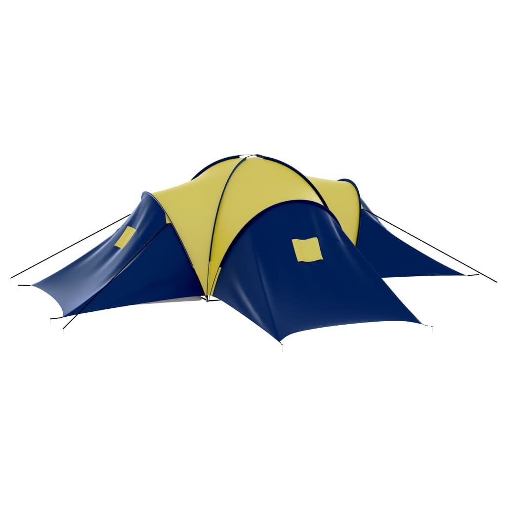 Водонепроницаемая палатка Кемпинг, туннельная палатка на 6–9 человек, большая семейная палатка для Кемпинг, походов, путешествий, синего и 