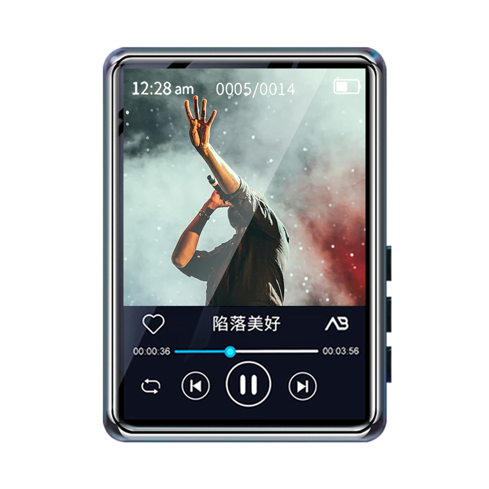 

M20 Portable bluetooth 5.0 MP3 Music Player 2.5 Inch Full Touch Screen Support Full Format Recording Video Media Player