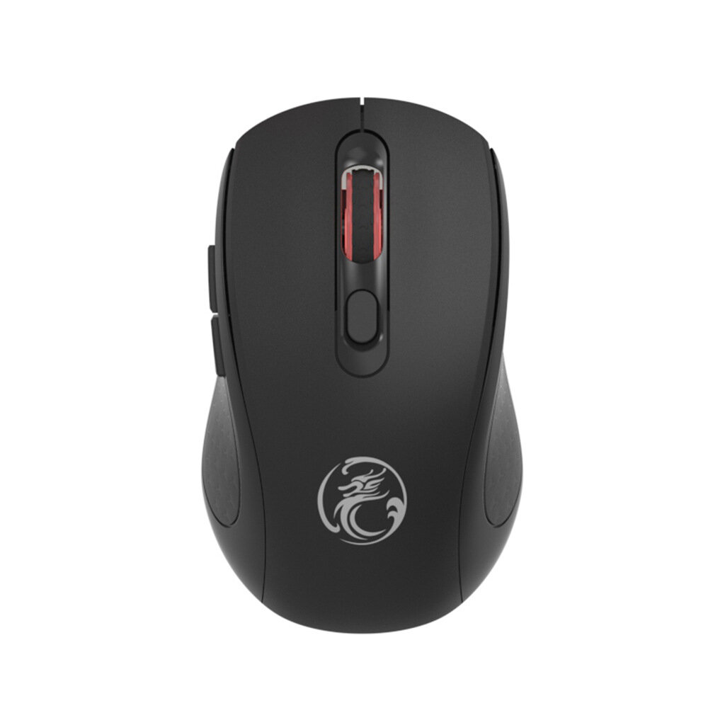 IMICE W-718 2.4G Wireless Mouse 6 Silent Buttons Adjustable 800-1600DPI Rechargeable Ergonomic Mouse