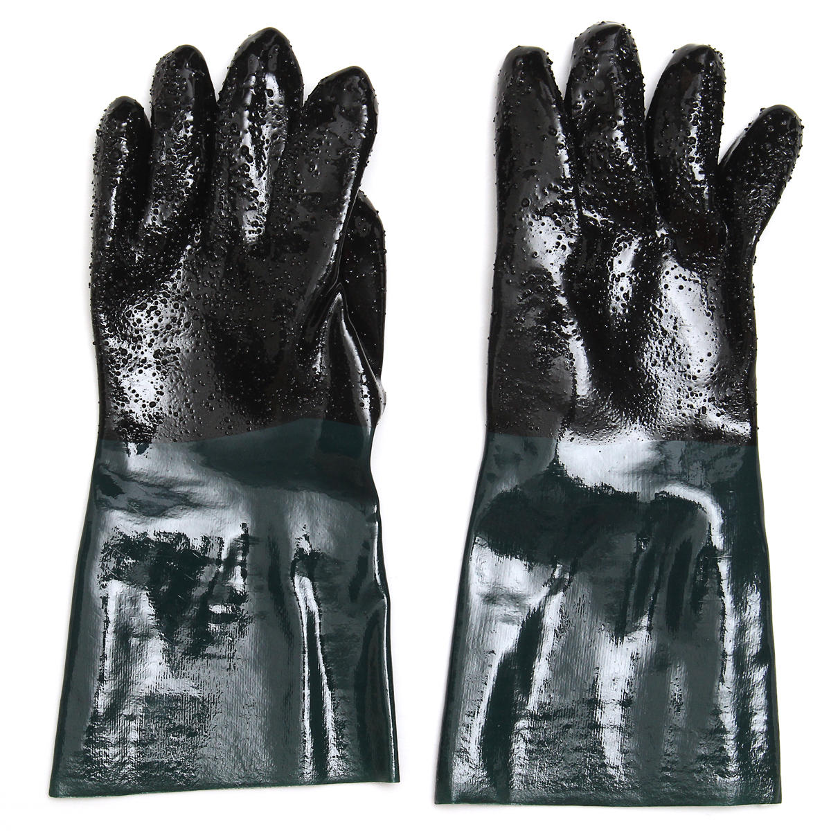 2pcs 35cm Pvc Sandblast Gloves Replacement For Sandblast Cabinets