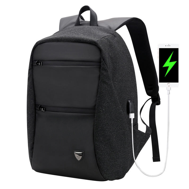 ARCTIC HUNTER B00207 26L Anti-theft 15.6 Laptop Backpack Waterproof Business Travel USB Rucksack