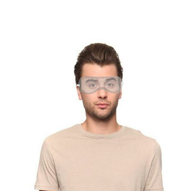 Unisex Ski Protective Safety Glasses Work Anti-Fog Antisand Windproof Anti Dust Transparent Goggles 