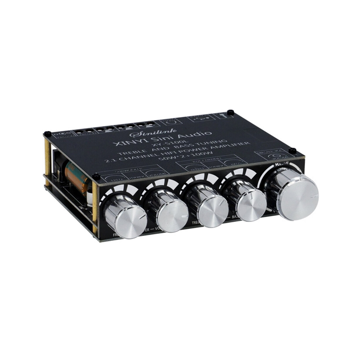 XY-S100L 2.1 Channel bluetooth Amplifier 50*2+100W Subwoofer HiFi Stereo AUX bluetooth Digital Ampli