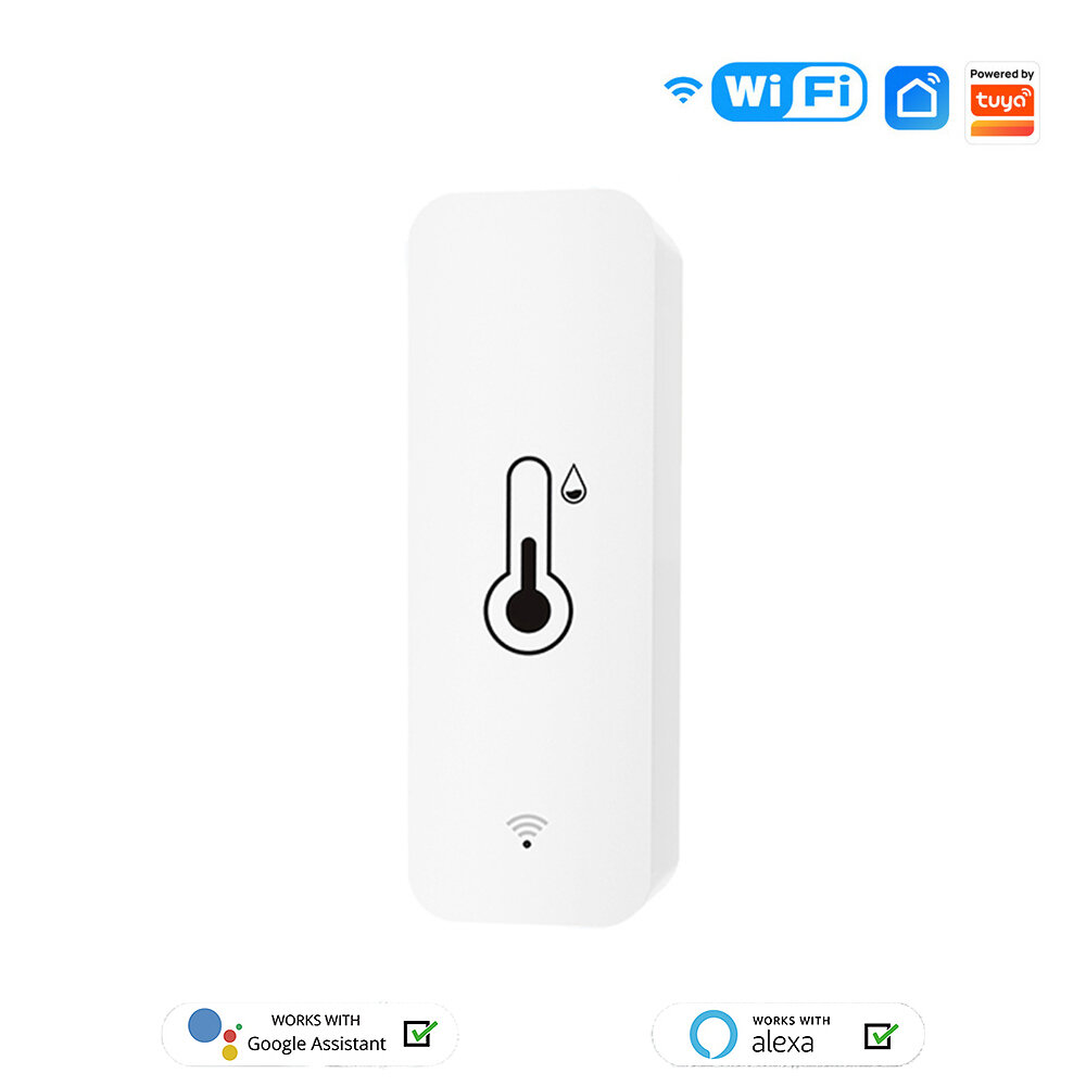 MoesHouse Smart WiFi Temperature Humidity Sensor Wiress APP Remote Monitoring Control Indoor Hygrometer Thermometer Cont