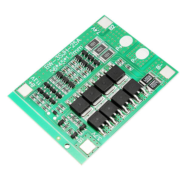 

3pcs 3S 12V 25A 18650 Lithium Battery Protection Board 11.1V 12.6V High Current With Balanced Circuit Over Charge Over D
