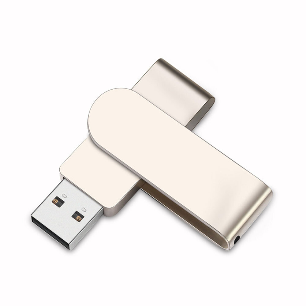 U&H JSXZ2.0 Mini USB 2.0 32GB 64GB USB Flash Drive Geheugenschijf 360 ? rotatie Metalen draagbare U-
