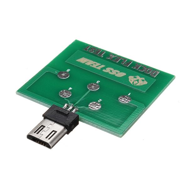 Micro USB 5-Pin PCB Test Board Module For Android Battery Dock Flex Test Power Charging
