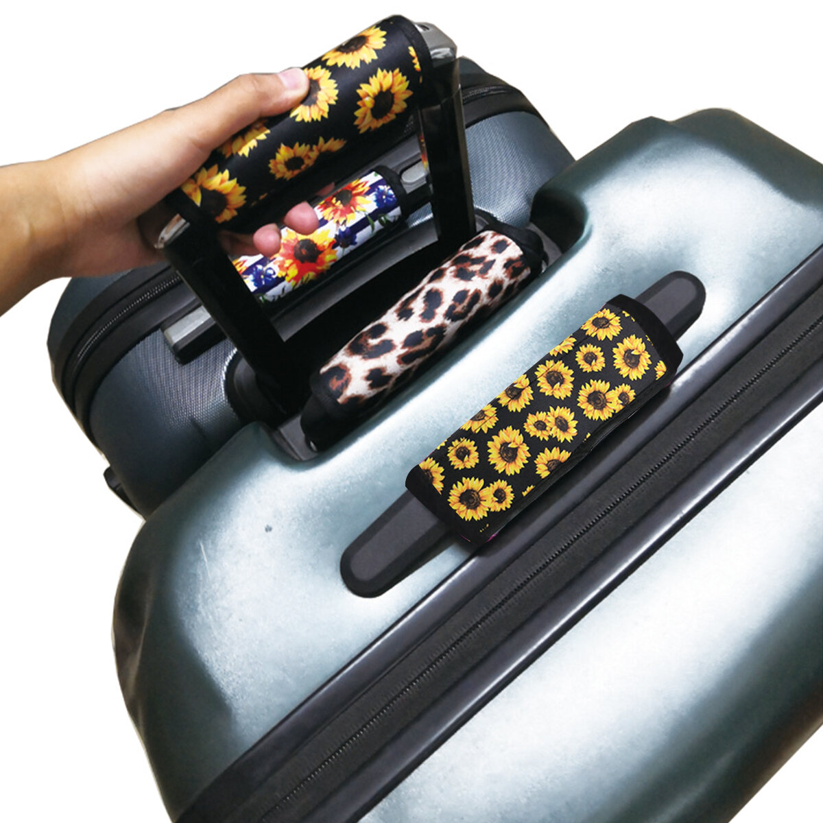 Κάλυμμα λαβής αποσκευών Νεοπρένιο Προστατευτικό μανίκι περιτυλίγματος μαλακό βαλίτσα