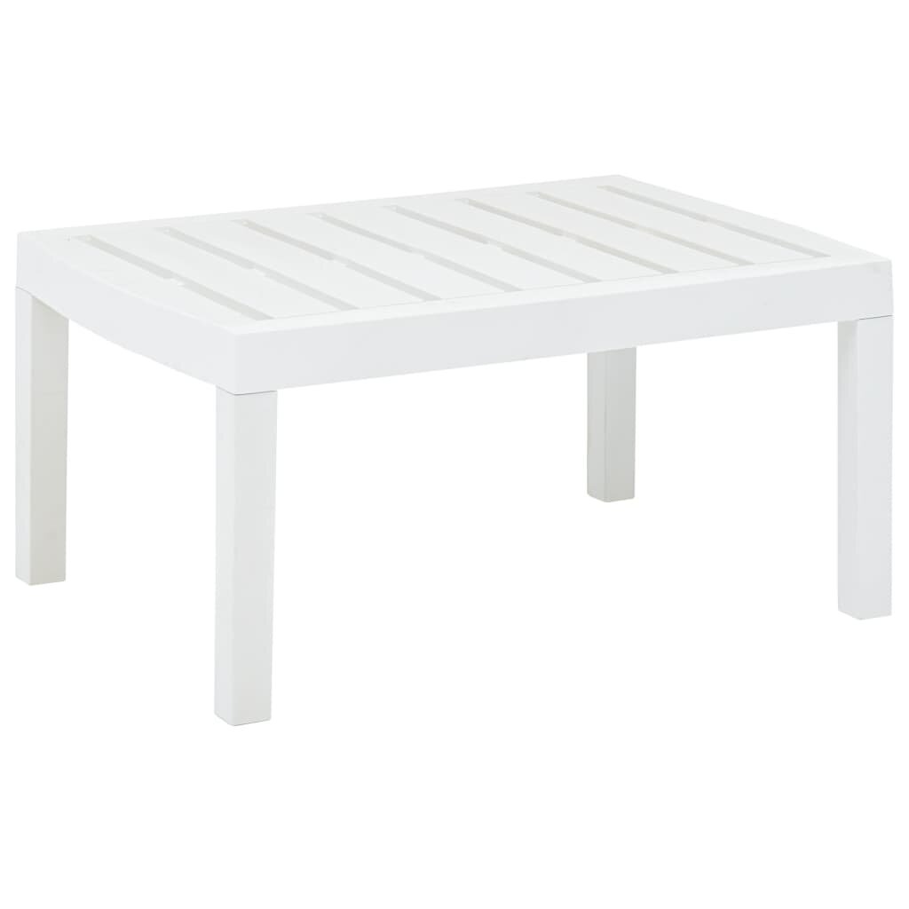 

Lounge Table White 30.7"x21.7"x15" Plastic