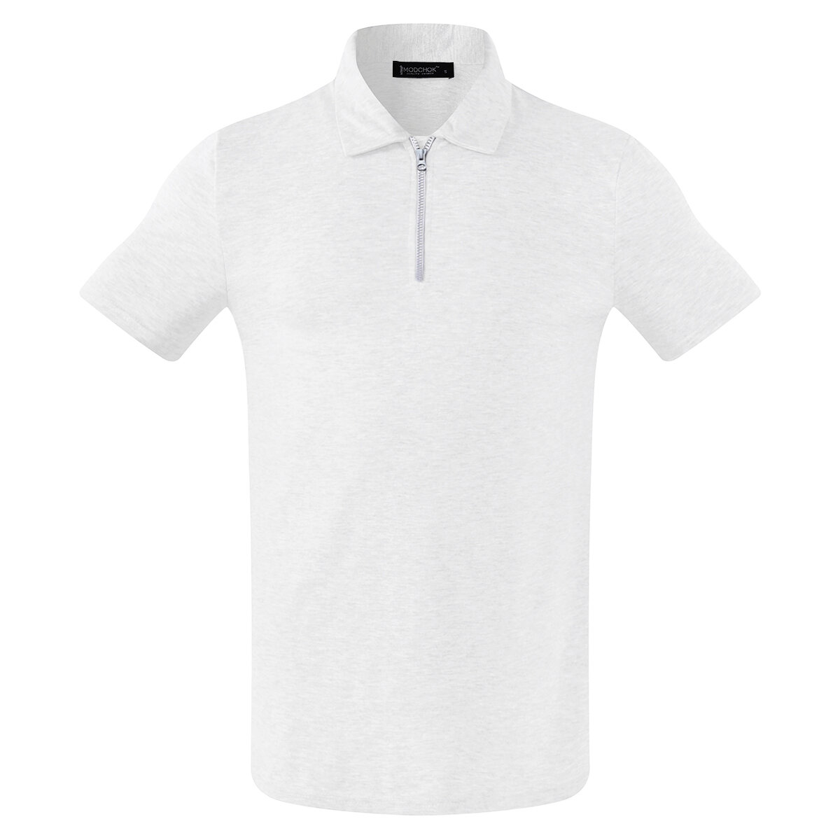 Camiseta masculina zíper casual Emagrecer camiseta de algodão de manga curta esportiva tops de caminhada