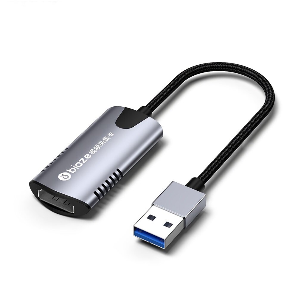 BIAZE R47 USB2.0 4K High Definition Video Capture Card Adapter voor Game Live Stream