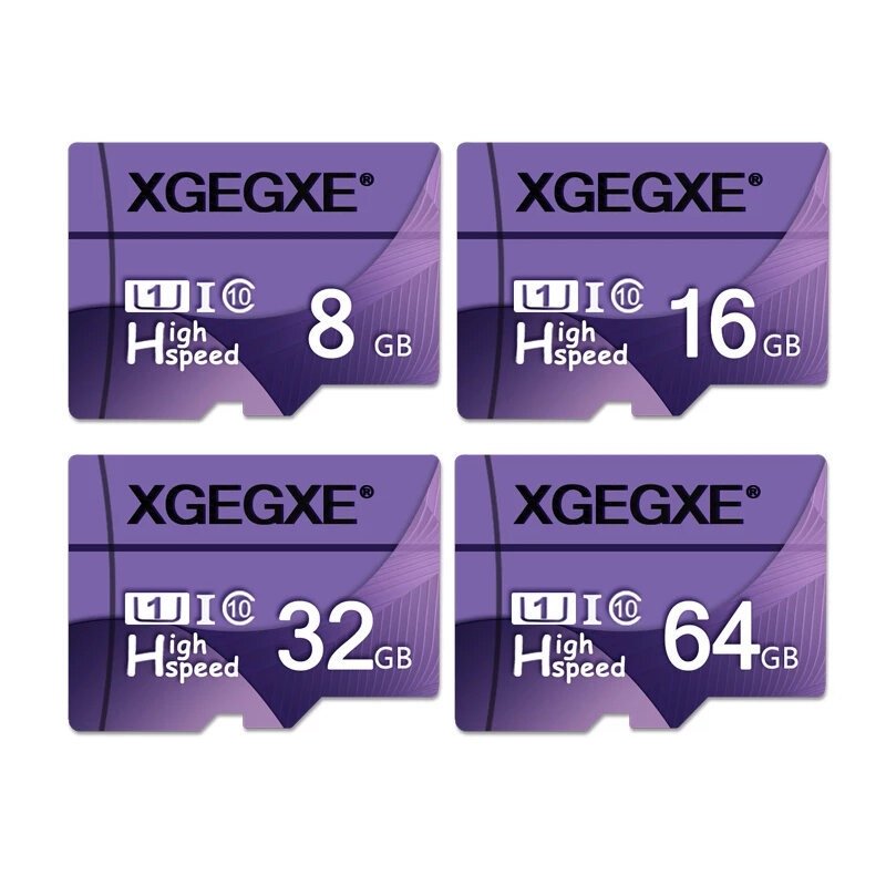 

XGEXGE Memory Card 8GB-256GB Class 10 High Speed TF/ SD Flash Card for Mobile Phones Tablet Switch Speaker Drone Car DVR