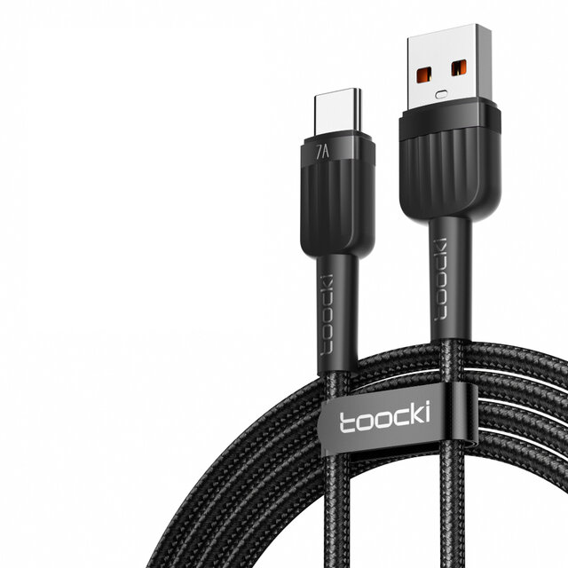 

Toocki 7A USB-A to Type-C Cable Fast Charging Data Transmission Tinned Copper Core Line 1M/2M Long For Huawei Mate 50 fo