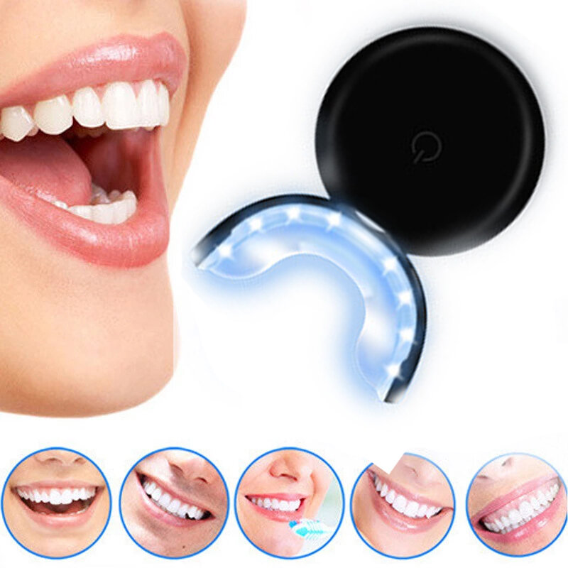 Professional Teeth Whitening Bleaching Dental Kit LED Tooth Whitener