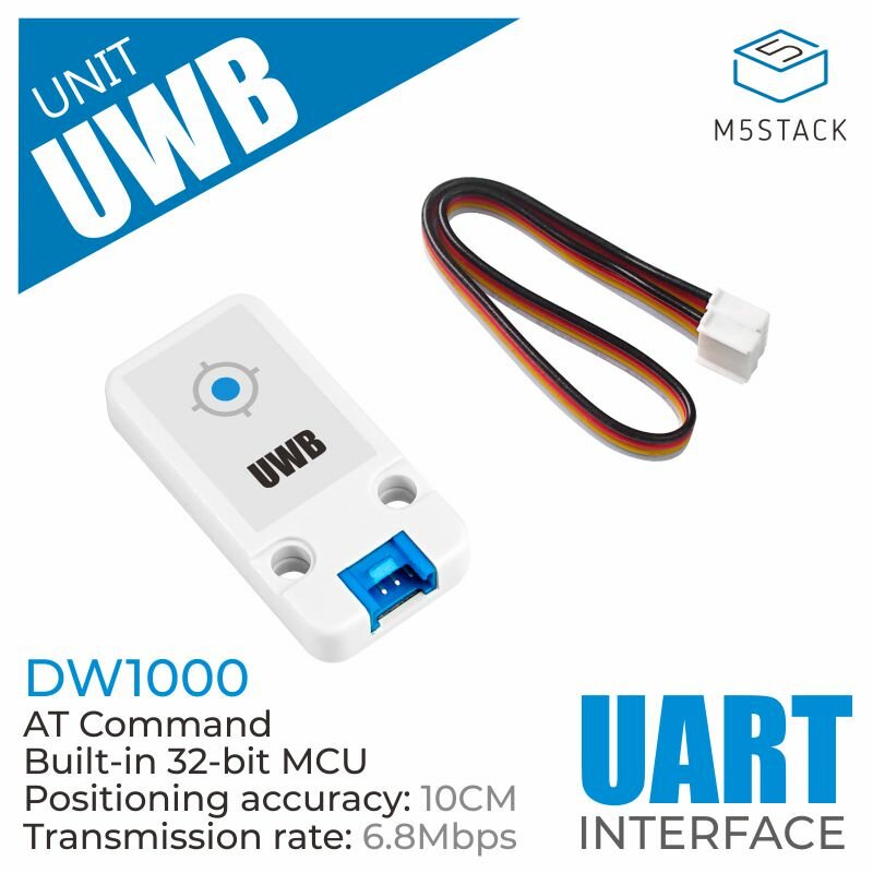 M5Stack? ultrabreedband UWB UnM5Stack ultrabreedband UWB-eenheid Positioneringsmodule binnenshuis DW
