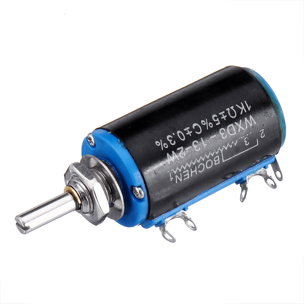 WXD3-13-2W 10K ohm Rotary Multiturn Wirewound Potentiometer CA