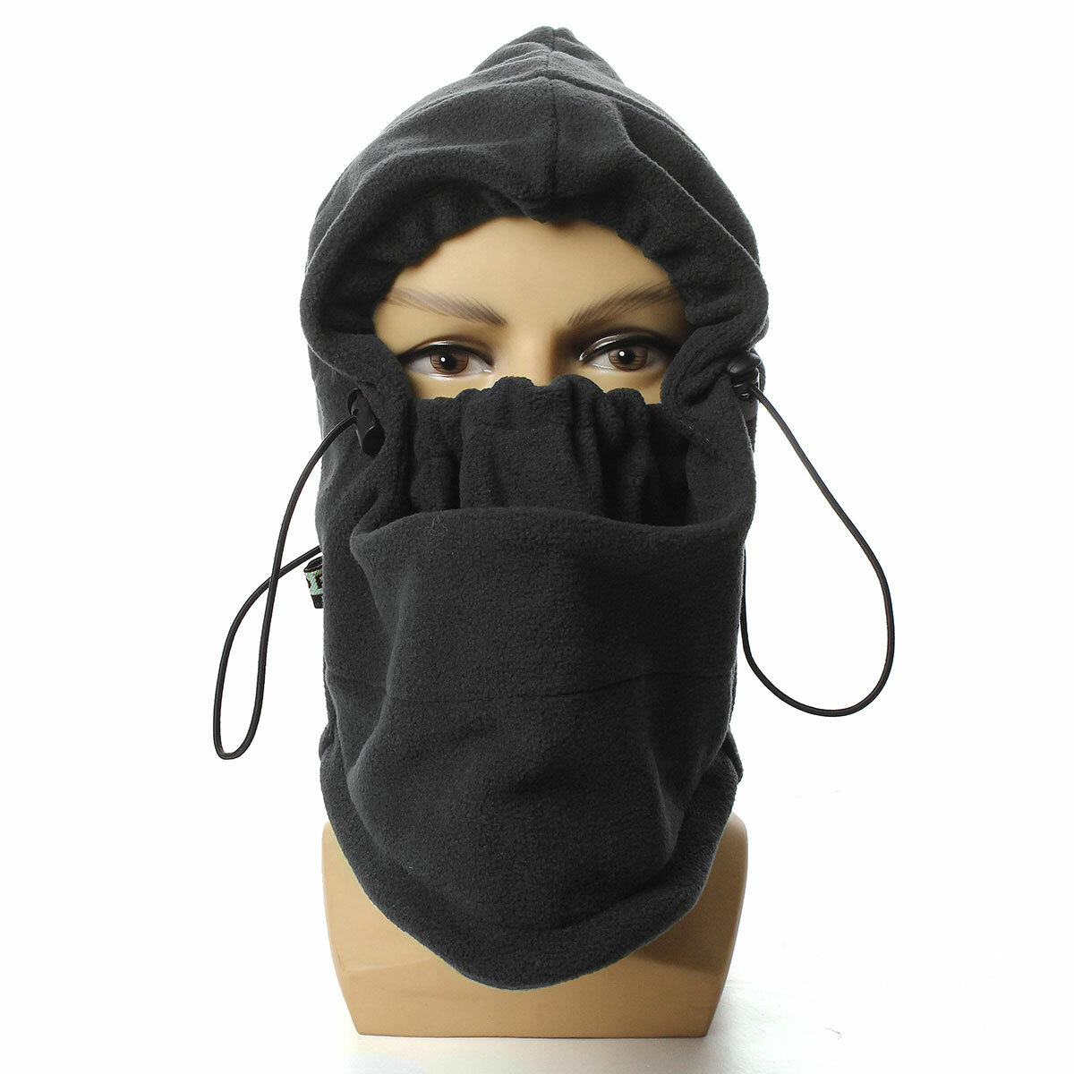 Bonnet balaclava d'hiver chaud, couvre-cou, couvre-visage complet, masque de ski, écharpe, capuche, pour la randonnée et le cyclisme en plein air.