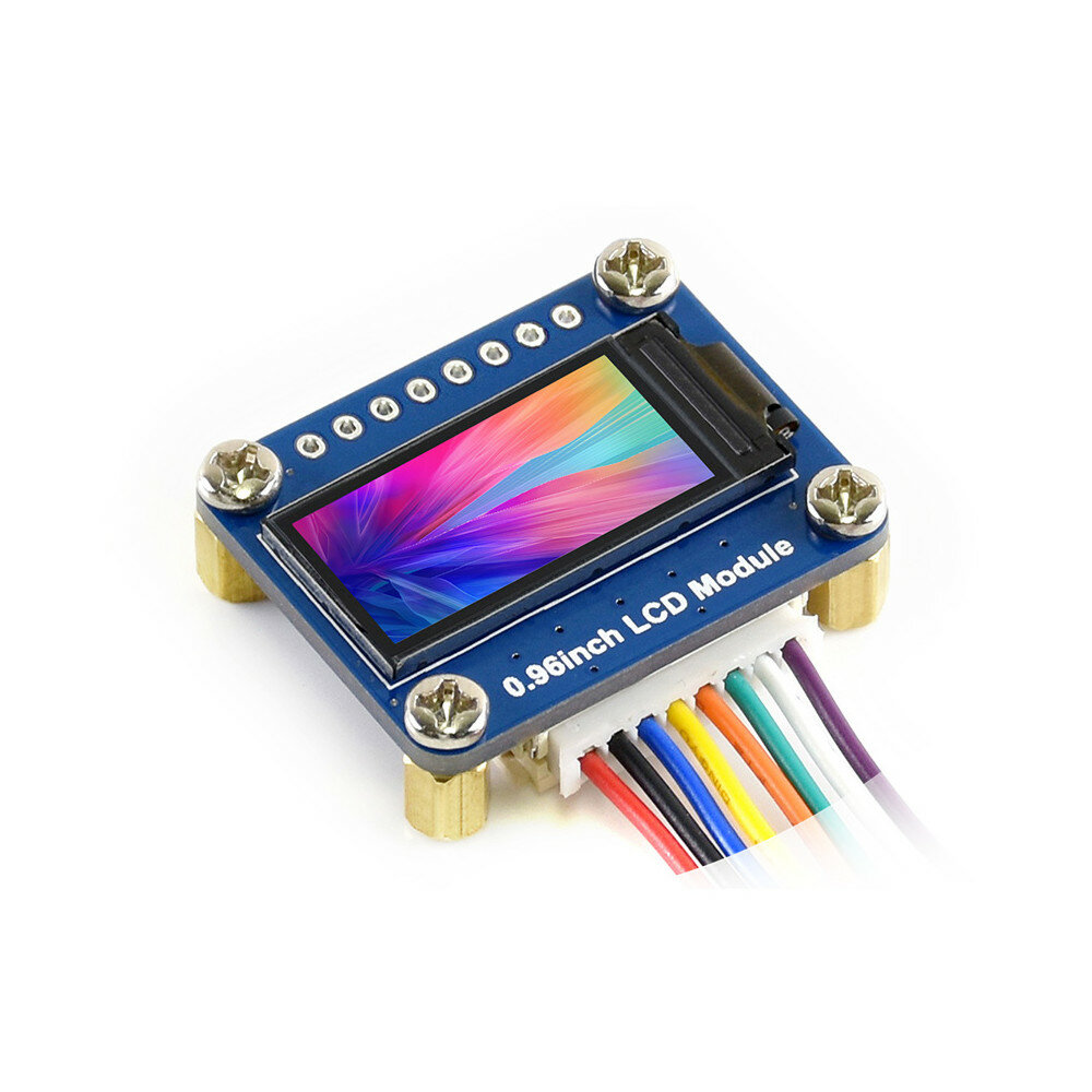 Waveshare? 0.96 inch kleuren LCD uitbreidingskaart module IPS Scherm SPI-interface compatibel voor A