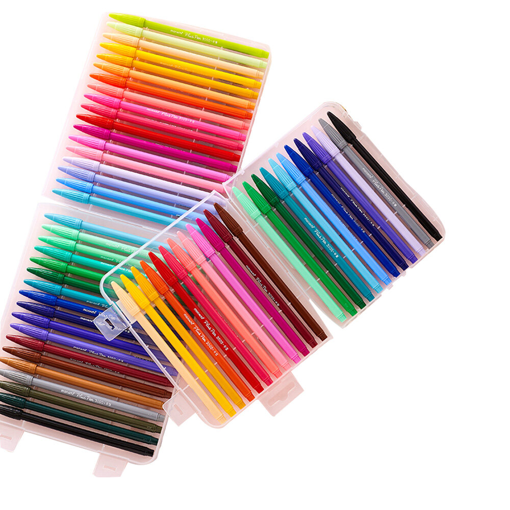 12/24/36 Colors Gel Pen Watercolor Pen Hand Book Hook Line Fiber Pen Art Pen Set Office School Supplies