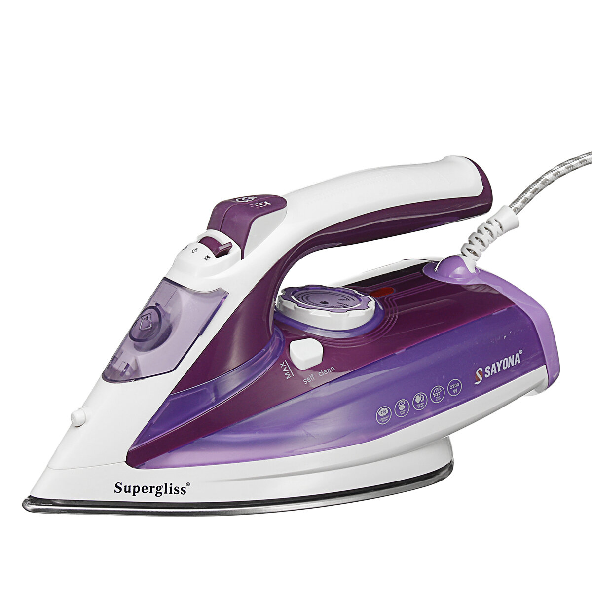 

2400W 220V Handheld Portable Steam Iron Electric Garment Cleaner Hanging Flat Ironing 4-speed Temperature Adjustment