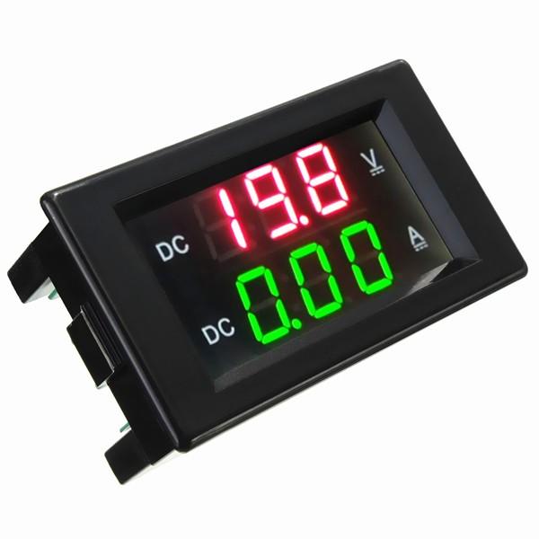 DANIU YB4835VA 0-100V 20A Double Display Volt Meterr Current Meter Digital LED