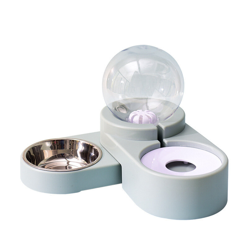 1.8L Automatische Water / Voedsel Pet Hond Kat Puppy Dispenser Feeder Kom Fles