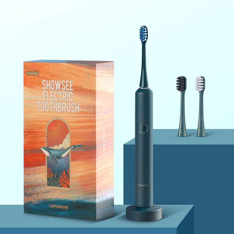 

ShowSee D2 Electric Toothbrush IPX7 Waterproof USB Charger Adult 5 Modes Sonic Tooth Brushes Hygiene Cleaner Brush