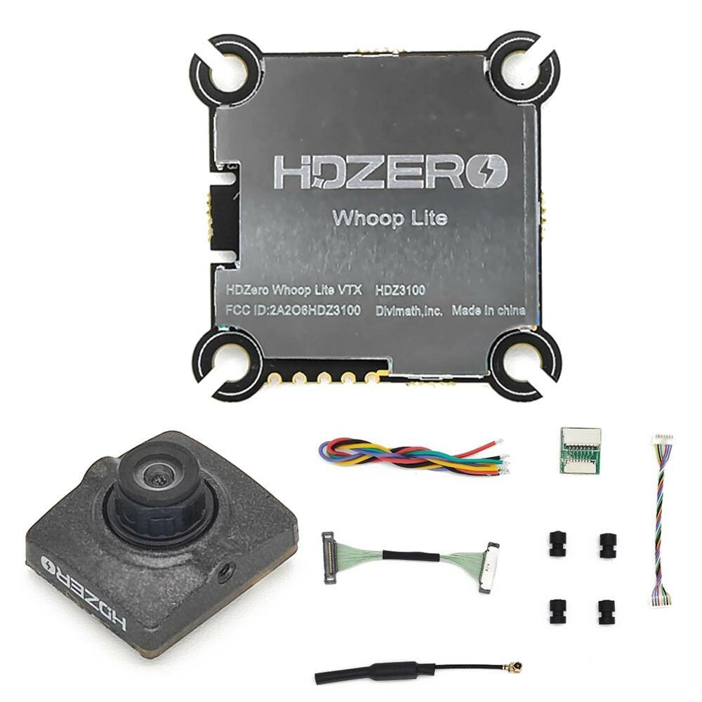 HDZero Whoop Lite VTX + Nano камера Комбинированный CMOS FOV 130 градусов 25 мВт/200 мВт 25,5x25,2 мм для RC Tiny Дрон