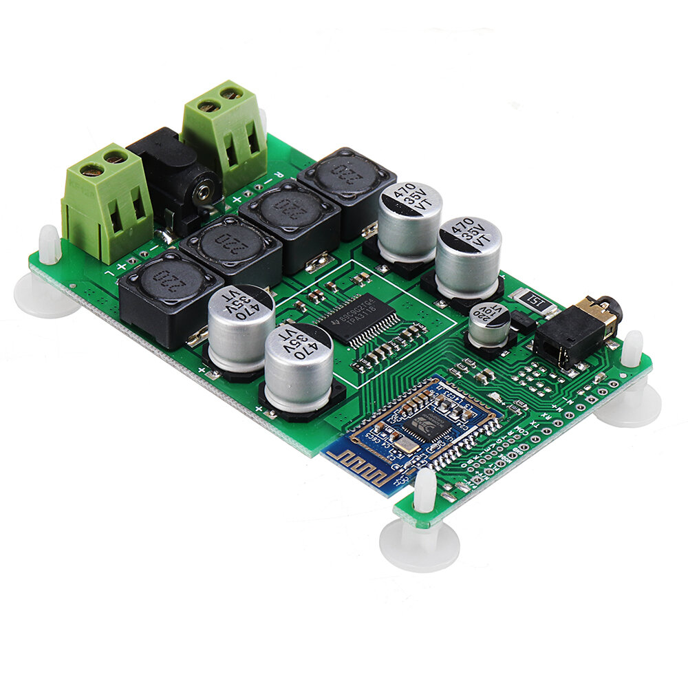 

BK3266 Bluetooth 5.0 Power Amplifier Board 2x30W/20W Support AUX Audio Input Support Change Name and Password with Termi