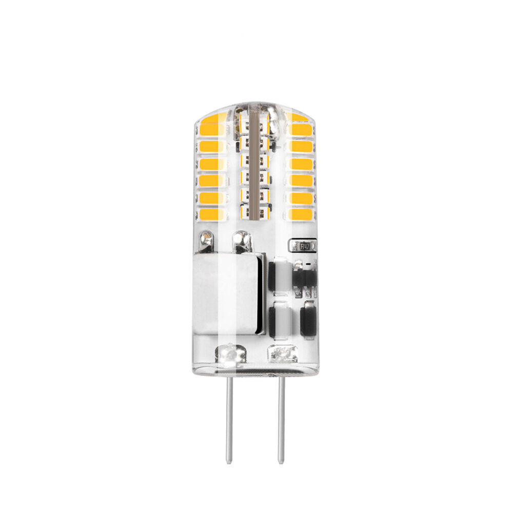 

10PCS 3W G4 48 LED Corn Light Bulb SMD3014 Natural White No Flicker Chandelier Lamp AC/DC12V