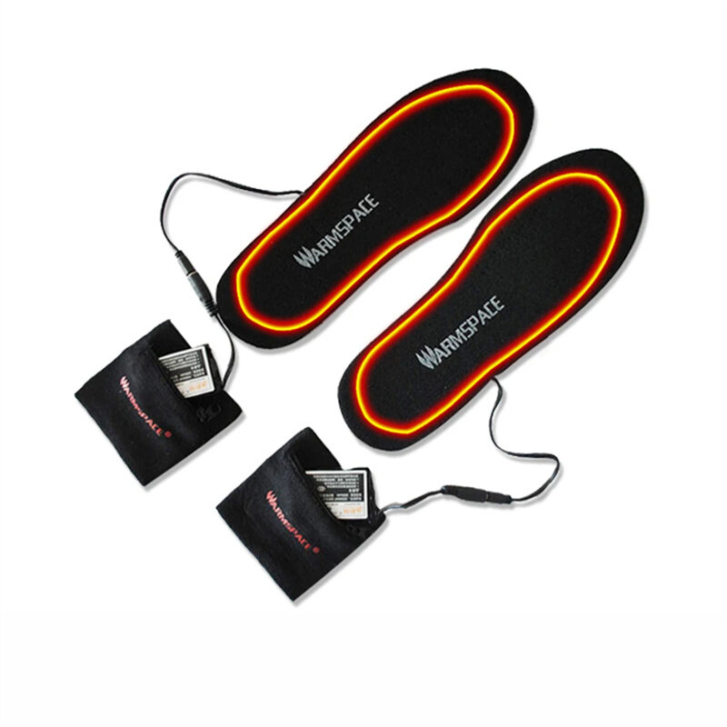 Semelles chauffantes USB ESPACE CHALEUREUX pour femmes et hommes, coussinets chauffants pour chaussures d'hiver rechargeables, coussinets chauffants pour les pieds