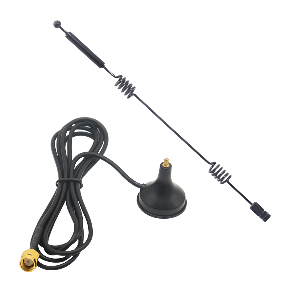 

2.4G 5.8G Omnidirectional Sucker Antenna Dual Band 12DBi Wifi Router Antenna SMA Male/RPSMA Male Connector 2400-2500/515