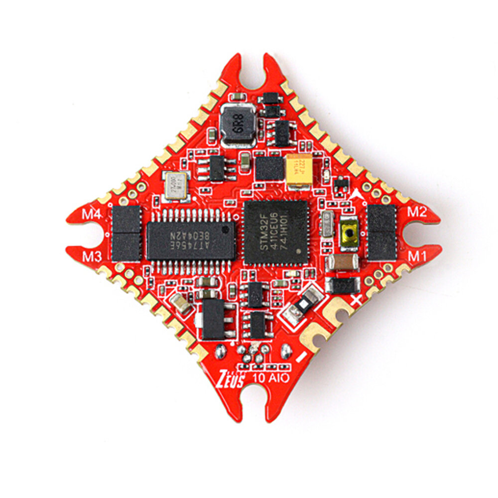 

25.5x25.5mm HGLRC ZEUS10 AIO F411 F4 Flight Controller Integrated with 10A BL_S 4in1 Brushless ESC 2-6S for Thiy Whoop R