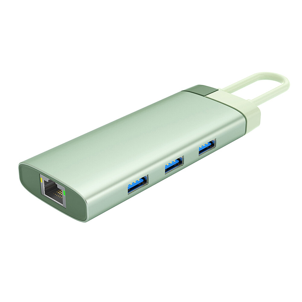 

Basix 6 in 1 Type-C Docking Station USB3.0*3 PD100W USB-C Charging 4K*2K@30Hz HDMI 1000M RJ45 Multifunctional USB-C Hub