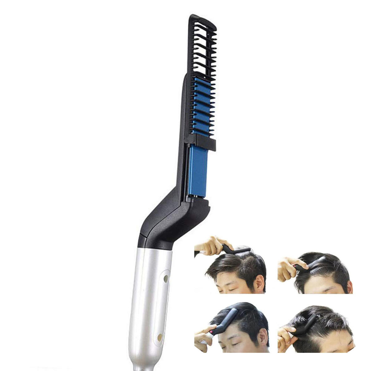 

AUGIENB мужская Волосы стайлинг Керамический гребень щипцы для завивки бигуди многофункциональный быстрый стайлер Волосы
