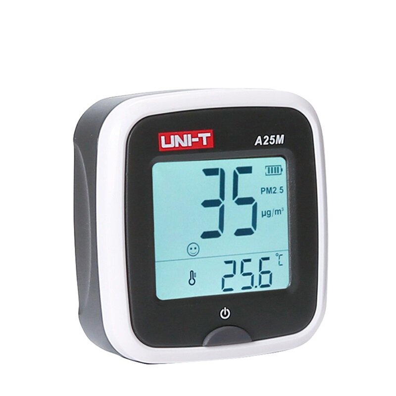 

UNI-T® A25M PM2.5 Meter Air Quality Monitor Temperature Measuring LCD Backlight Celsius /Fahrenheit Unit Switching