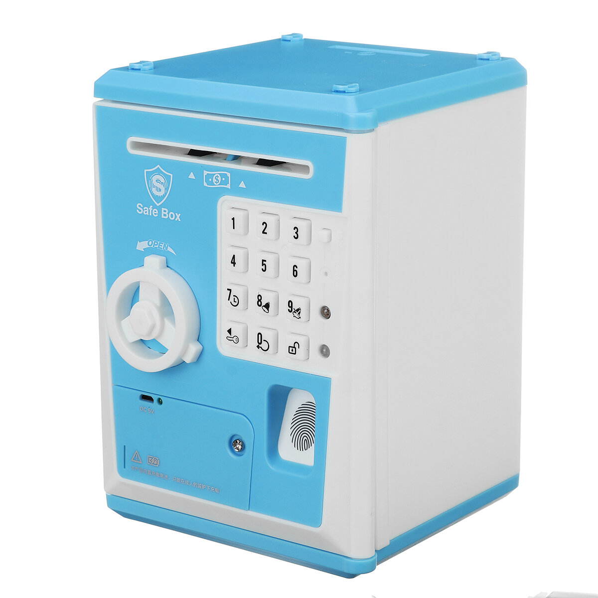 Elektronische Spaarpot ATM Wachtwoord Spaarpot Vingerafdruk Coin Money Saving Box Storting Bankbilje
