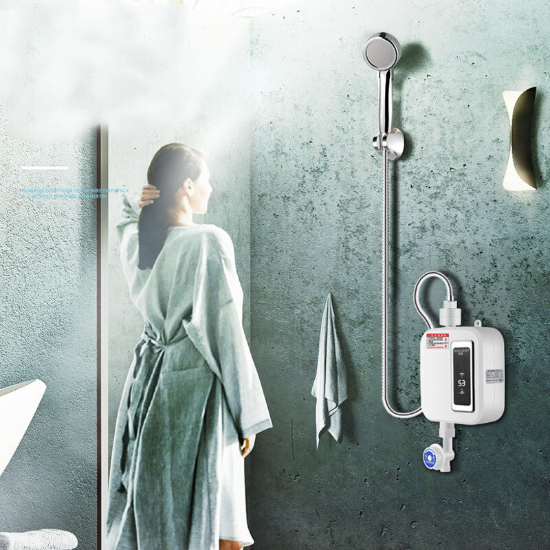 

3500W 220V Electric Tankless Instant Hot Water Heater for Bathroom Kitchen