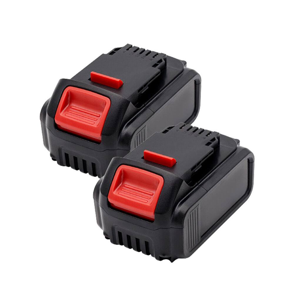 2Pcs 20V 4.0Ah Replaceable Power Tool Battery Replacement For Dew DCB200 DCB180 DCB181 DCB182 DCB184