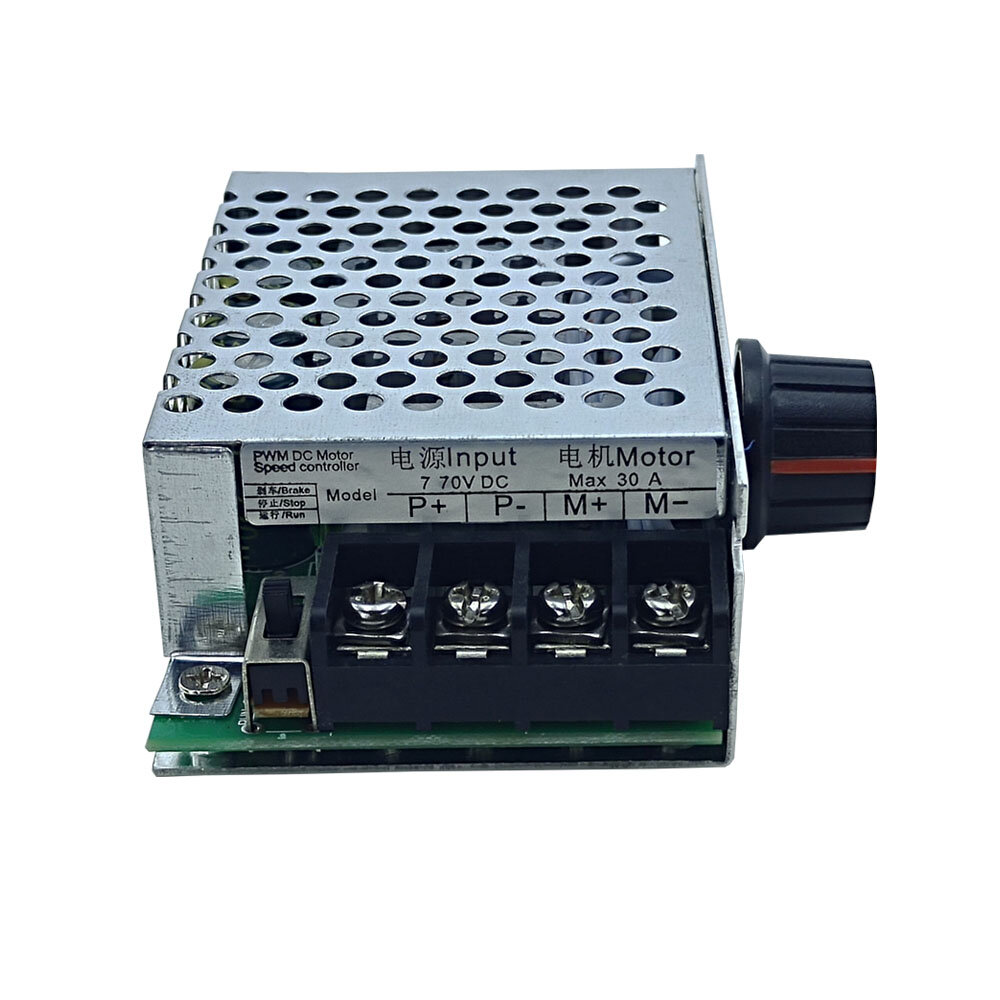 LED DC 6V-60V 9V 12V 24V 36V 48V 30A PWM DC Motor Speed Controller Switch Board