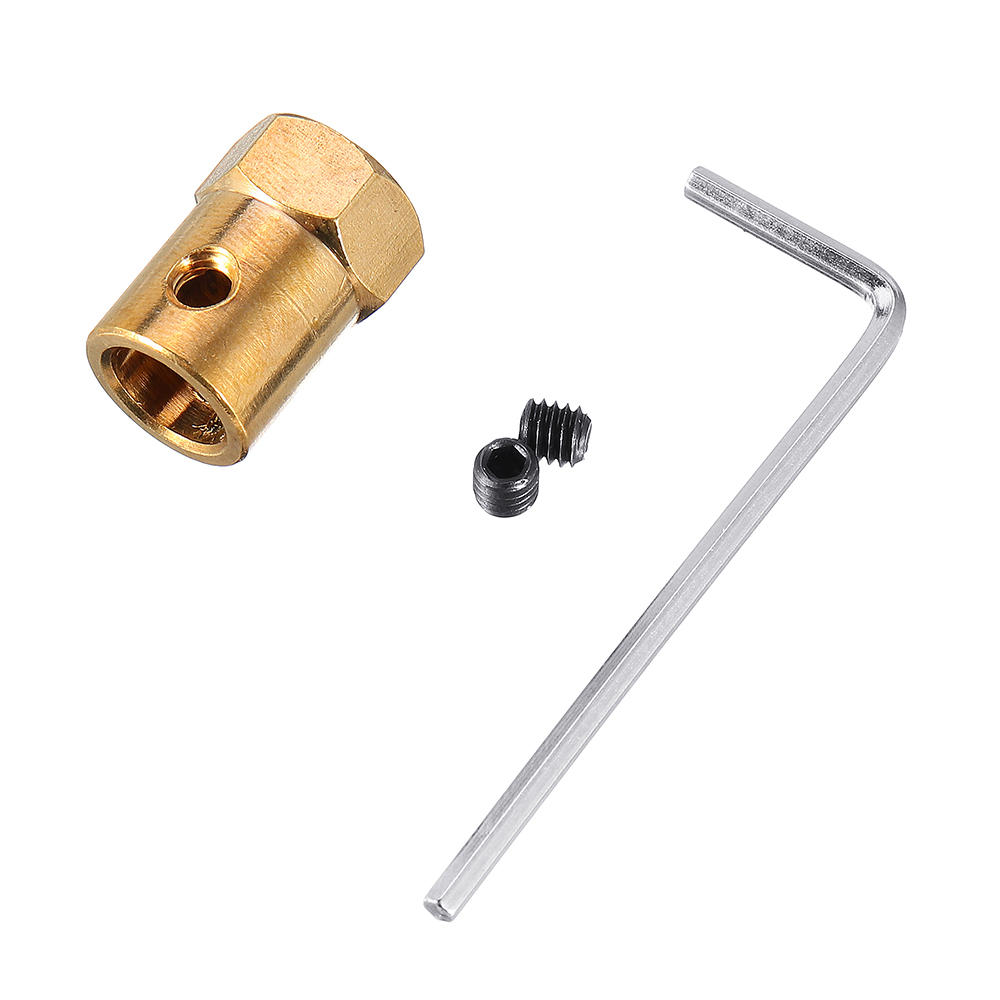 1pc Coupling 6 to 11mm Shaft Alloy With Hex Wrench+Screws Motor Coupler Connector RC Boat Parts