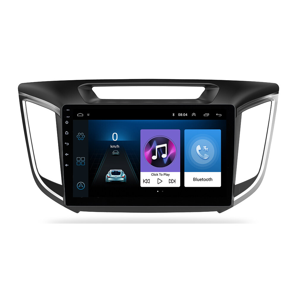 YUEHOO 9インチAndroid 10.0カーステレオラジオマルチメディアプレーヤー2G / 4G + 32G GPS WIFI 4G FM AM RDS bluetooth for Hyundai ix25 Creta 2014-2017