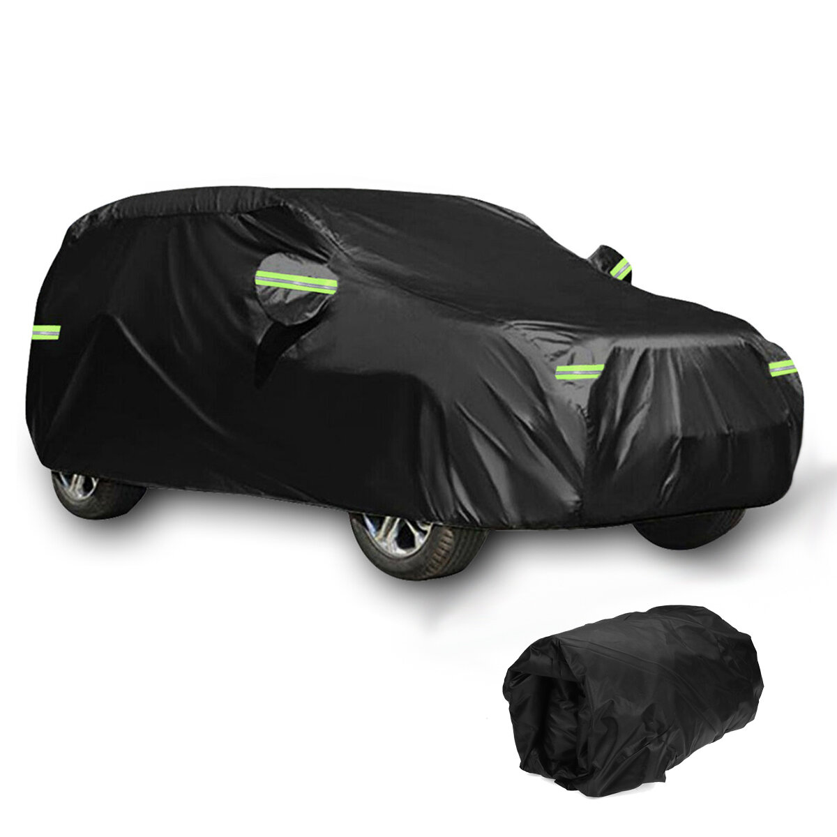 Universal Full SUV Car Cover Outdoor Sun UV Snow Dust Rain Resistant Protection