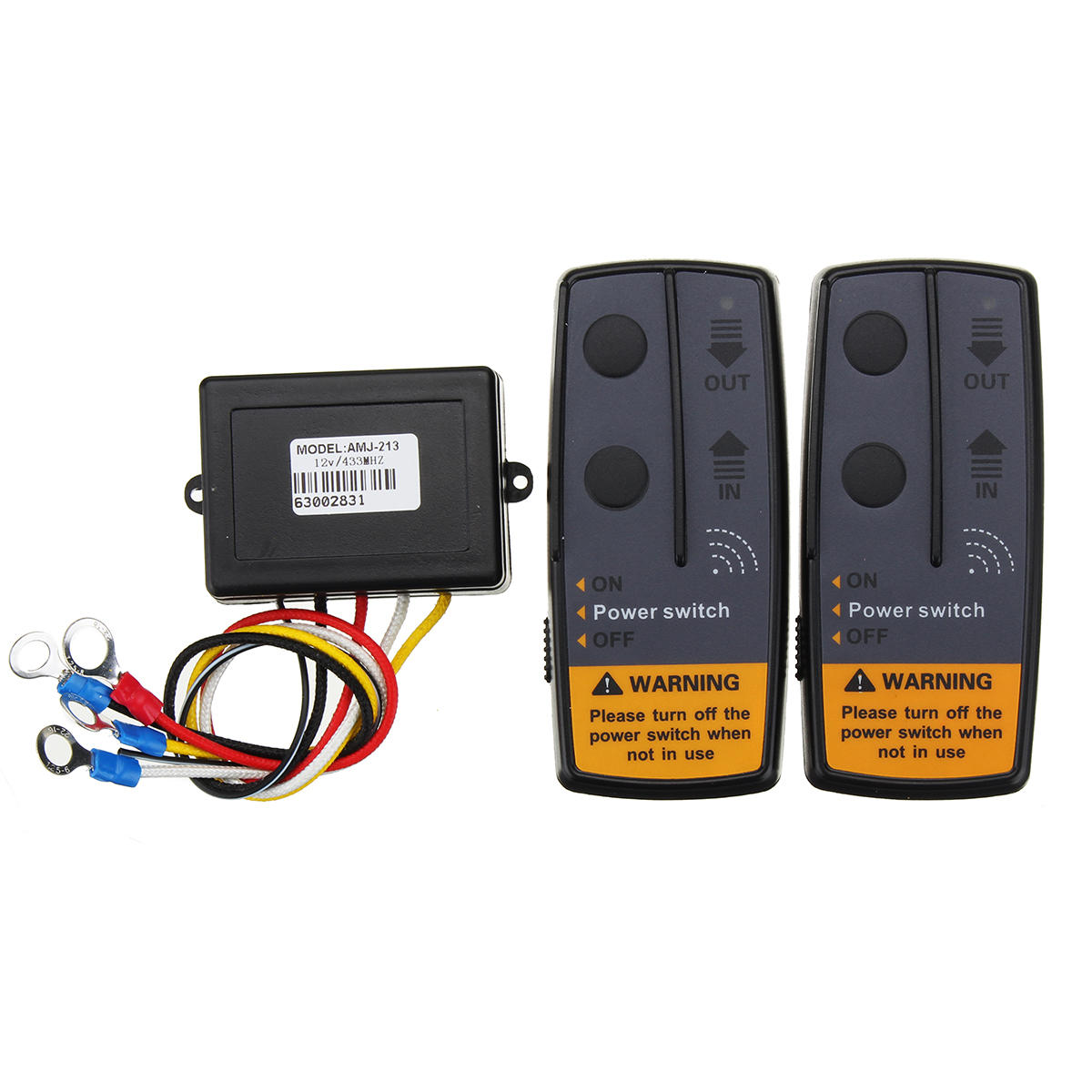 

12V 24V Digital 2.4G Wireless Winch Remote Control Recovery Kit For Jeep SUV ATV