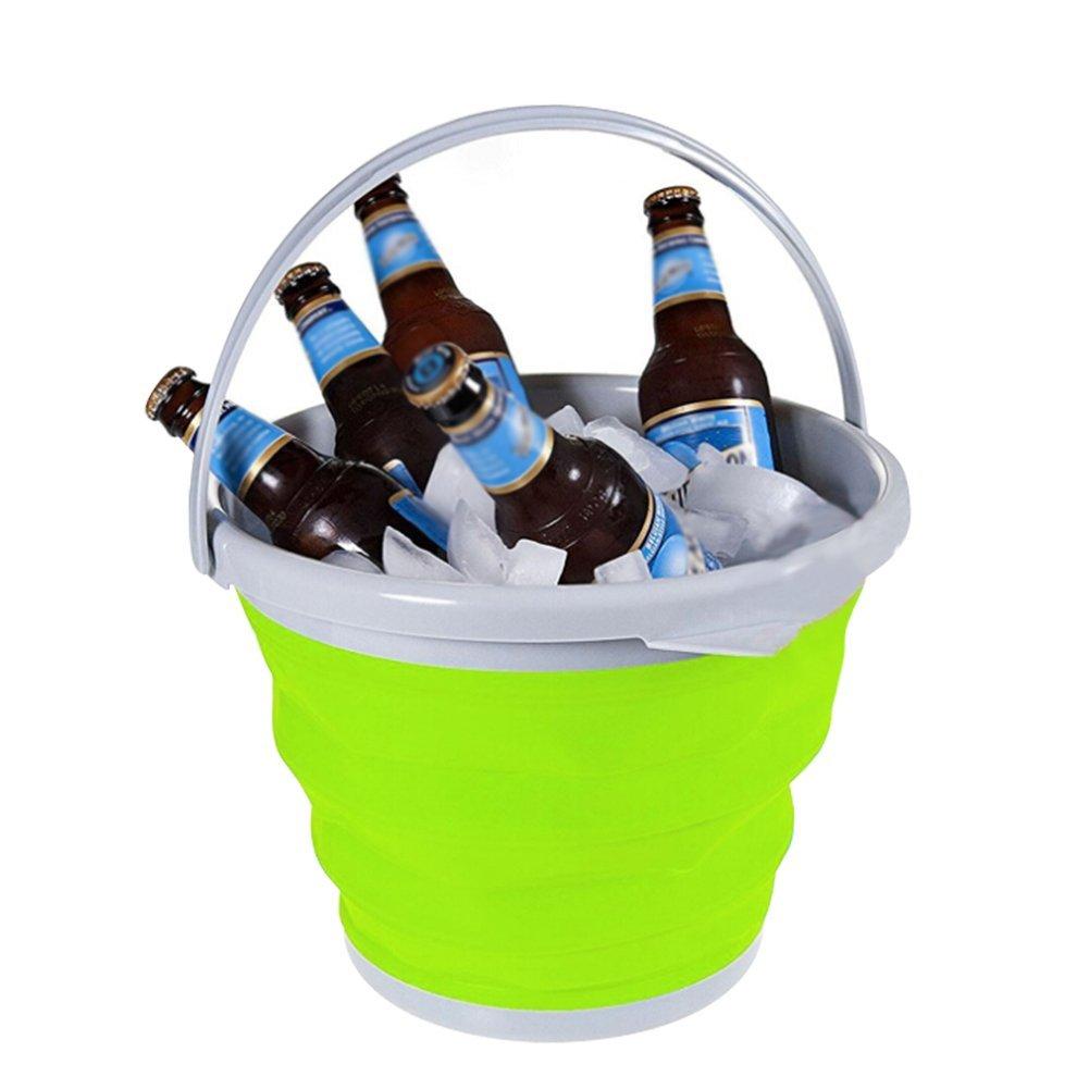 IPRee® 5L Folding Water Bucket Silicone Ice Beer Wine Bottle Barrel Pail Container
