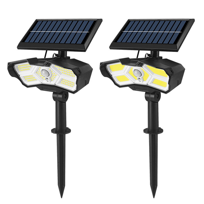 

IPRee® COB*128 LED Solar Ground Light Floor Decking Night Lamp Waterproof Outdoor Garden Lawn Path Lamp