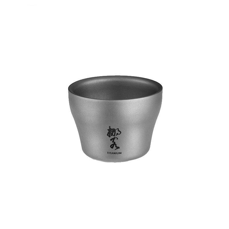 

Naturehike 45 мл Титановая чашка Сверхлегкая двойная китайская чашка Kongfu Чай чашка для На открытом воздухе Кемпинг Пе