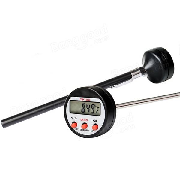 304 Stainless Steel Food BBQ Probe Thermometer Barbecue Meat Thermometer Kitchen Measuring Tool