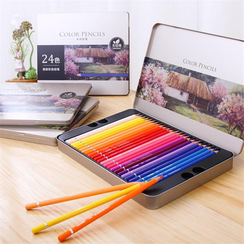 Zestaw kredek ołówków Deli 72 Colors Oily Color Pencil Set z EU za $22.99 / ~88zł