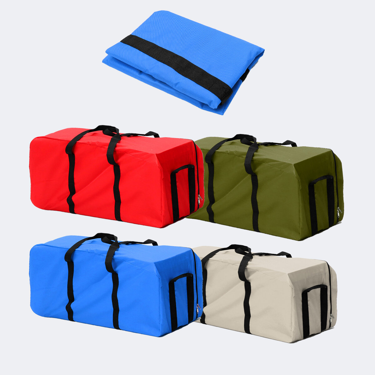50L / 100L / 150L összecsukható utazási táska túrázáshoz kemping hátizsák nagy kapacitású kültéri kerékpáros hátizsák